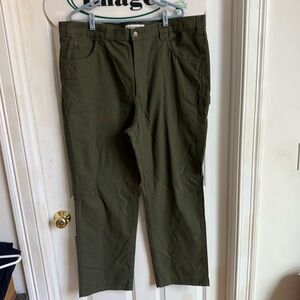 Men’s Amazon Essentials Khaki Green Trousers